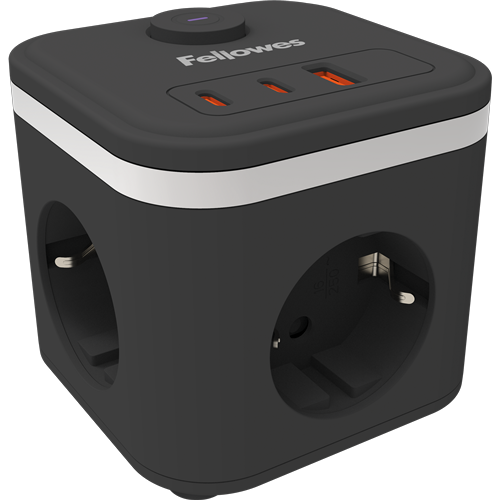 FELLOWES POWER CUBE ZWART