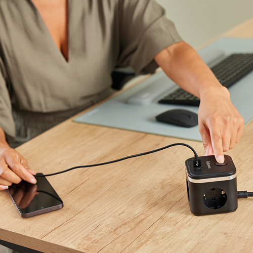 FELLOWES POWER CUBE ZWART