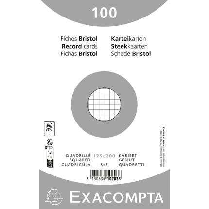EXAC STEEKKAART 125X200 RUIT