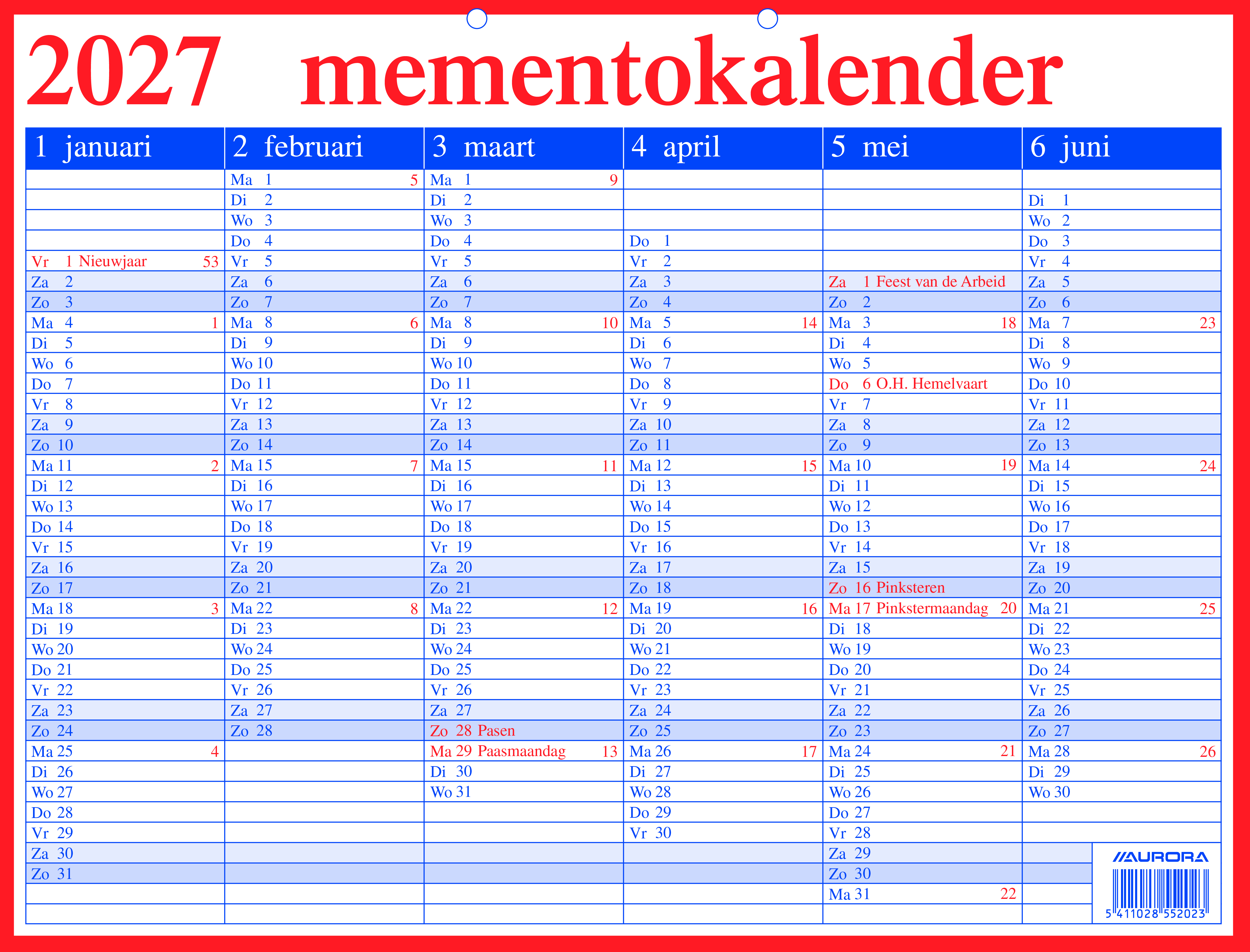 AURORA MEMENTO NL 33X42 GROOT