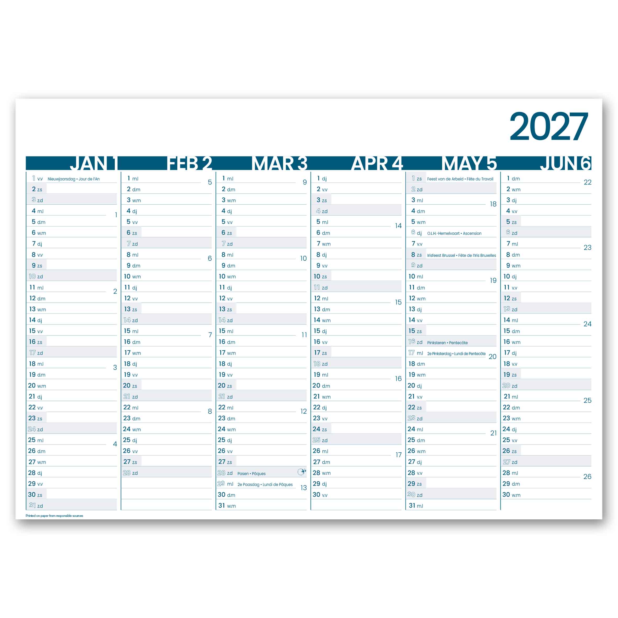 STROBBE MEMENTO KALENDER GROOT