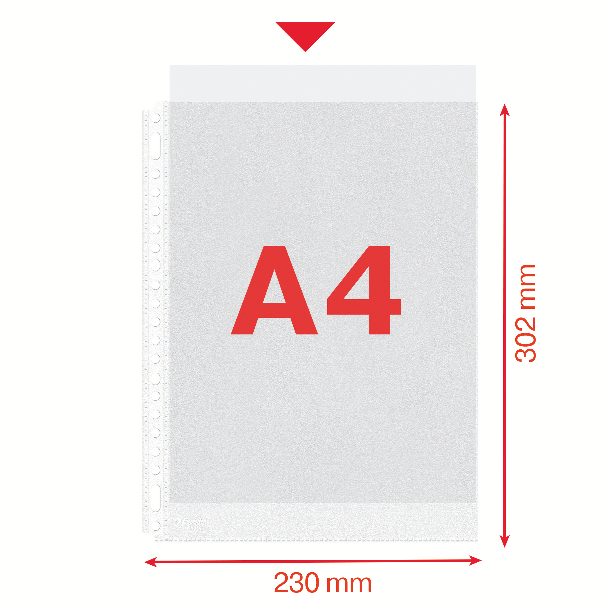 ESSELTE SHOWTAS PP A4 23R 0,08µ 100                         