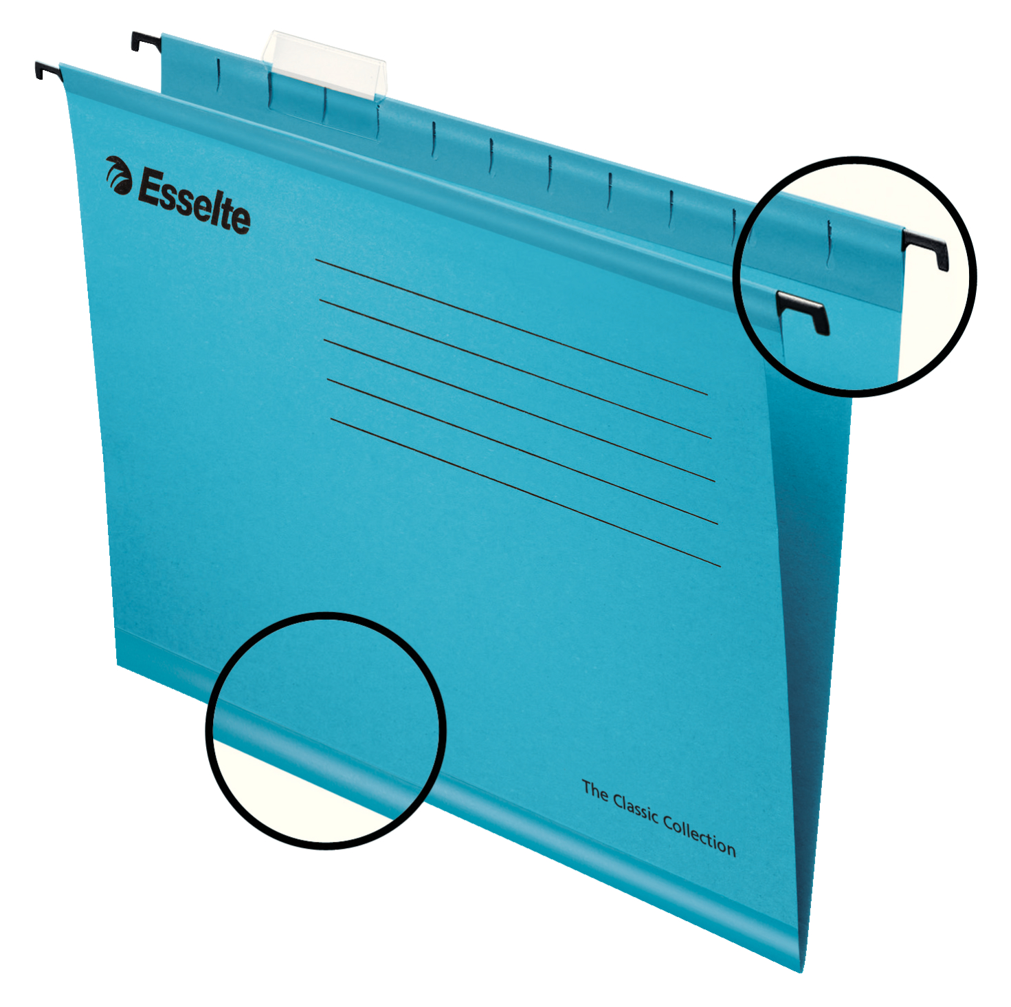 ESSELTE HANGMAP PLUS BLAUW 25ST                             