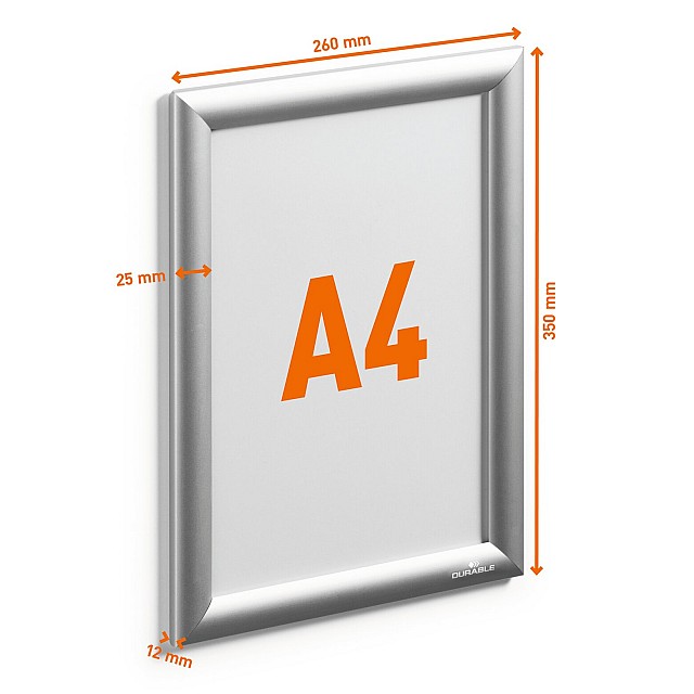 DURABLE CLICKLIJST A4 OUTDOOR A4
