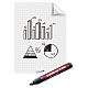 LEGA MAGIC CHART WHITEBOARD 60x80cm