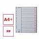 ESSELTE TABBLAD PP GRIJS A-Z MAX                            