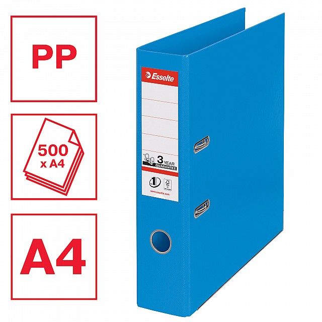 ESSELTE ORDNER VIVIDA 75MM BLAUW                            