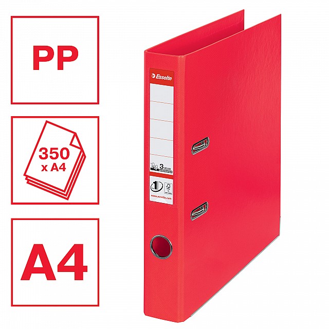 ESSELTE ORDNER VIVIDA 50MM ROOD