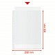 ESSELTE GEPERFOREERDE TASSEN recycled 70µ A4 DOOS 100