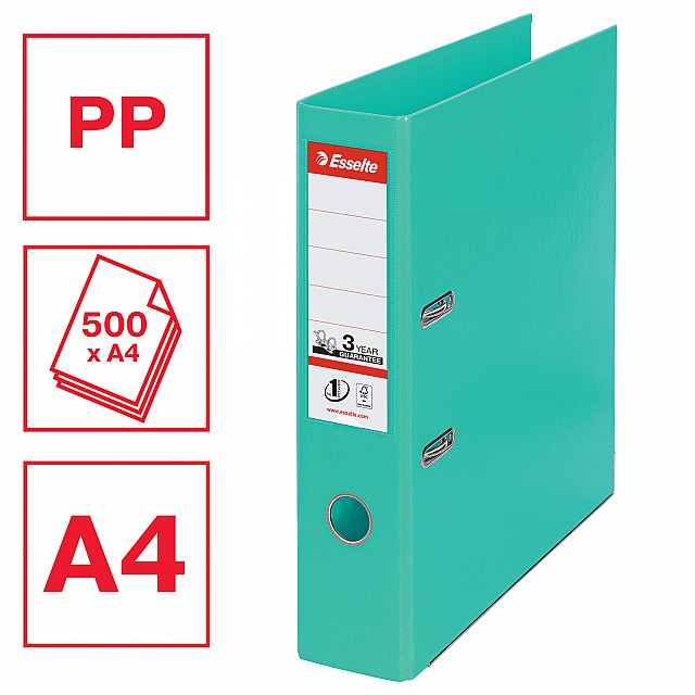 ESSELTE ORDNER PP 8CM LICHTGROEN