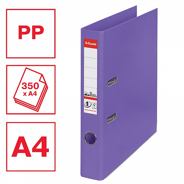 ESSELTE ORDNER PP 4CM LILA