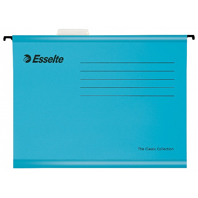 ESSELTE HANGMAP PLUS BLAUW 25ST                             