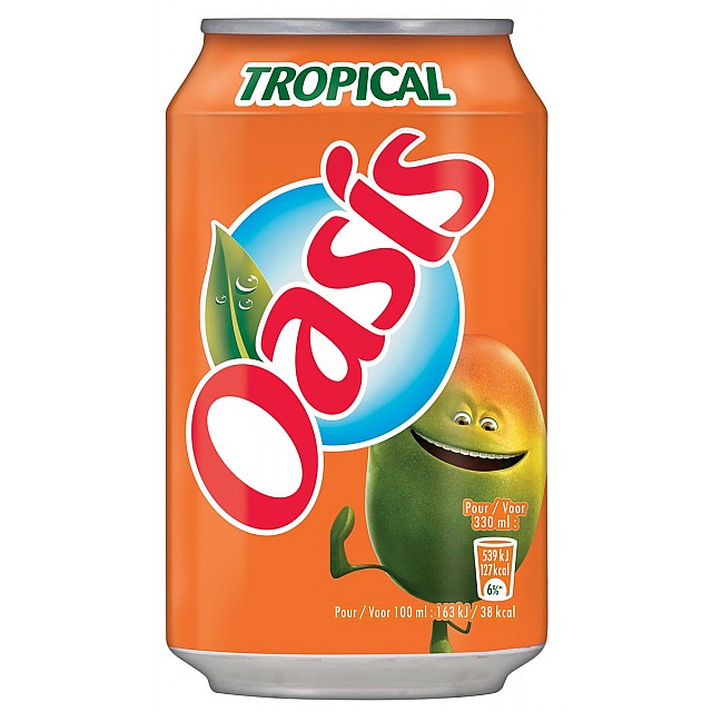 OASIS TROPICAL BLIK 33CL PK24