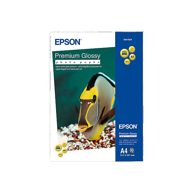 EPSON Premium glossy photo paper inktjet 225g/m2 A4 50 sheet