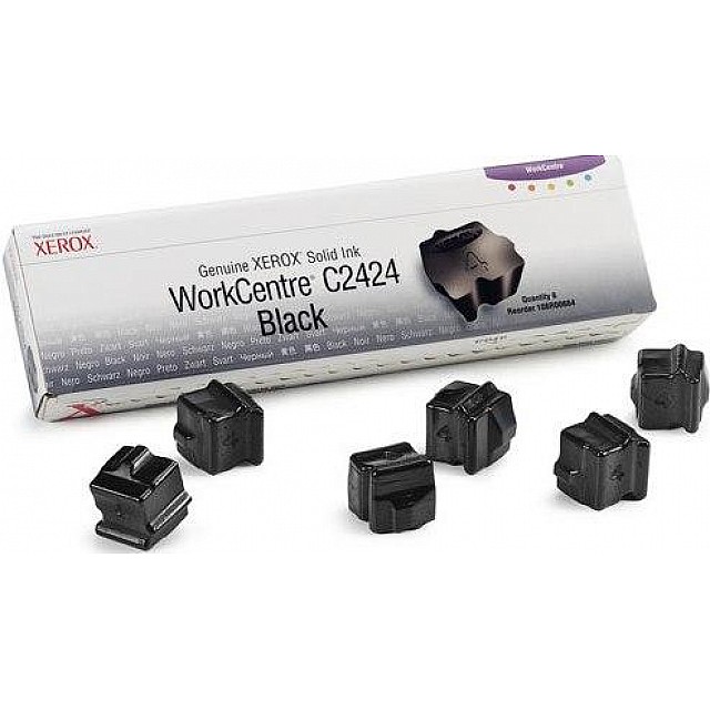 XEROX WorkCentre C2424 colorstix zwart standard capacity 6 x