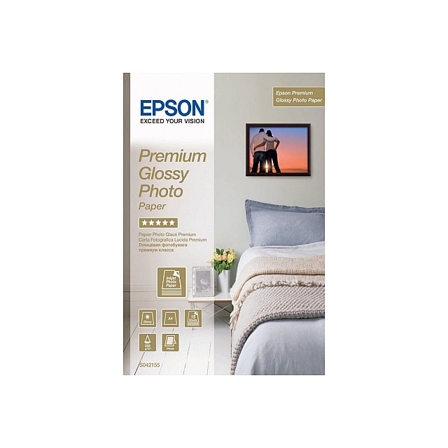 EPSON S042155 Premium glossy photo paper inktjet 255g/m2 A4