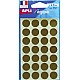 ETIKET GOUD ROND 15MM 112ST