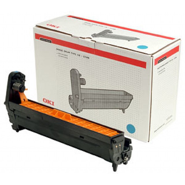 OKI C5100  C5200  C5300  C5400 drum cyaan standard capacity
