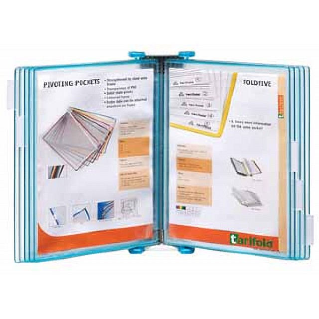 MUURSTAND.BLAUW 10POCH.A4 CAND