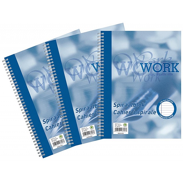 WORK SPIRAALBL A4 100V 70G L