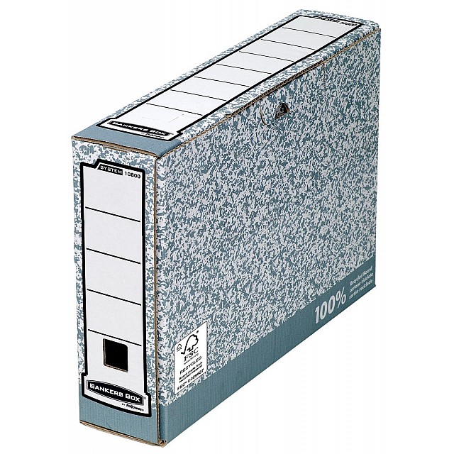 ARCHIEFDOOS BB A4 80MM GRIJS