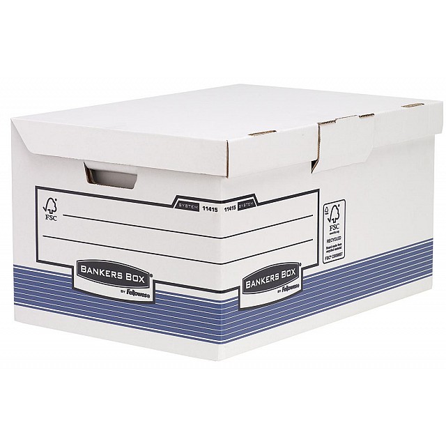 BANKERS BOX OPBERGDOOS FLIP TOP MAX blauw 31X39X56cm