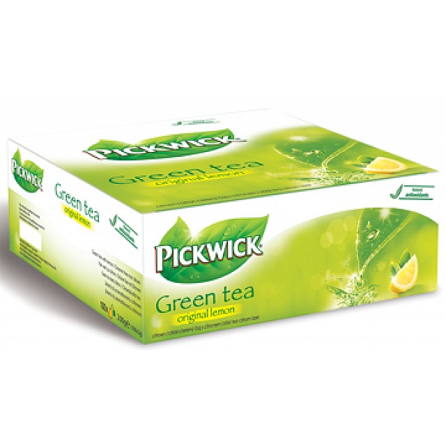 PICKWICK GR TEA CITR 100X2G