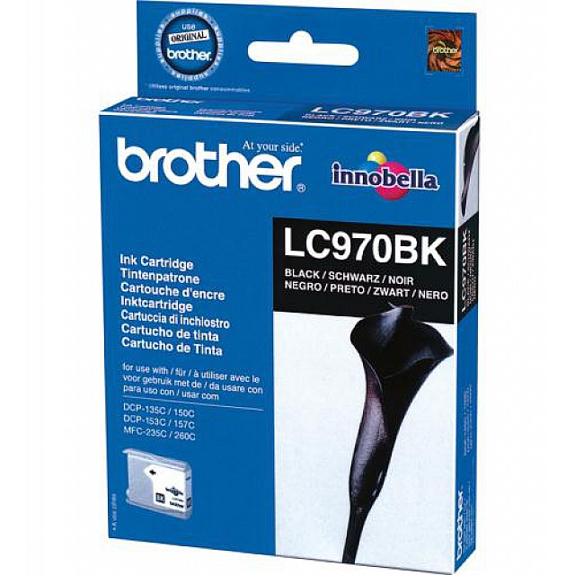BROTHER LC-970 inktcartridge zwart standard capacity 350 pag