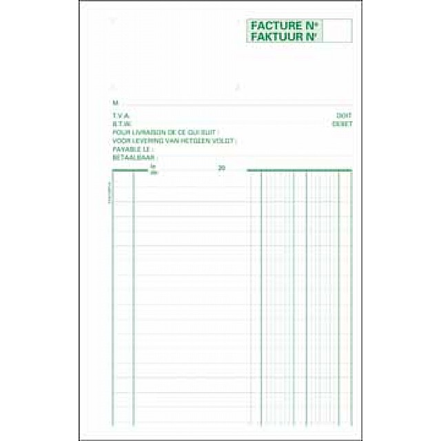 DRSCHRIJFBK NCR FACTUREN DUPLI