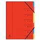 VOORORDNER 7 TABS ROOD