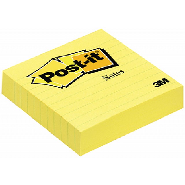 MEMOBLOK POST-IT 100X100 GEEL