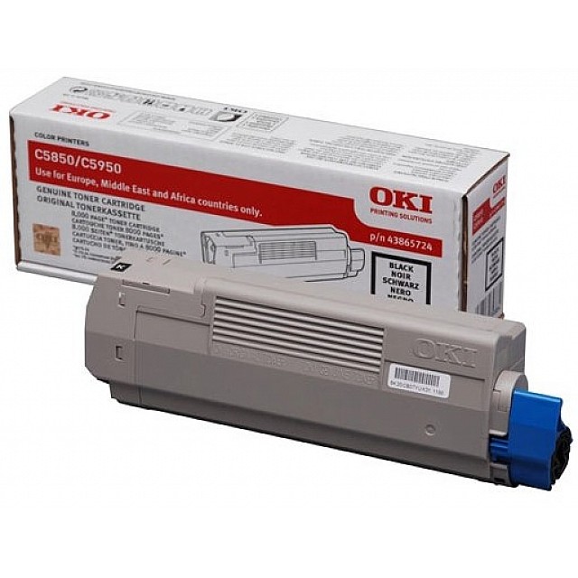 OKI C5850, C5950 tonercartridge zwart standard capacity 8.00