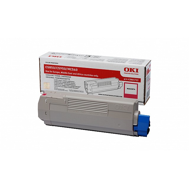 OKI C5850, C5950 tonercartridge magenta standard capacity 6.
