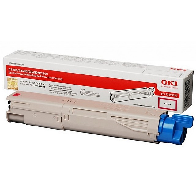 OKI C3300, C3400, C3450, C3600 tonercartridge magenta high c