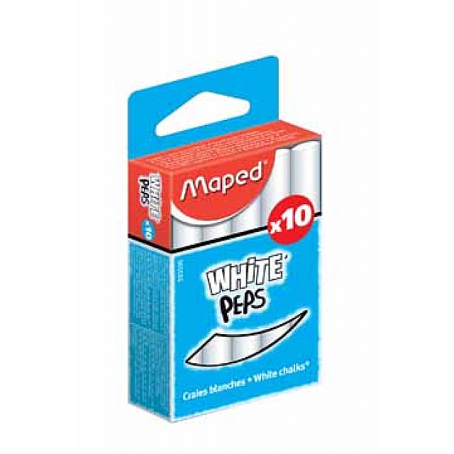 DS. 10 KRIJT WIT MAPED