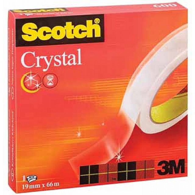 PLAKBAND SCOTCH CRYSTAL 19X66M