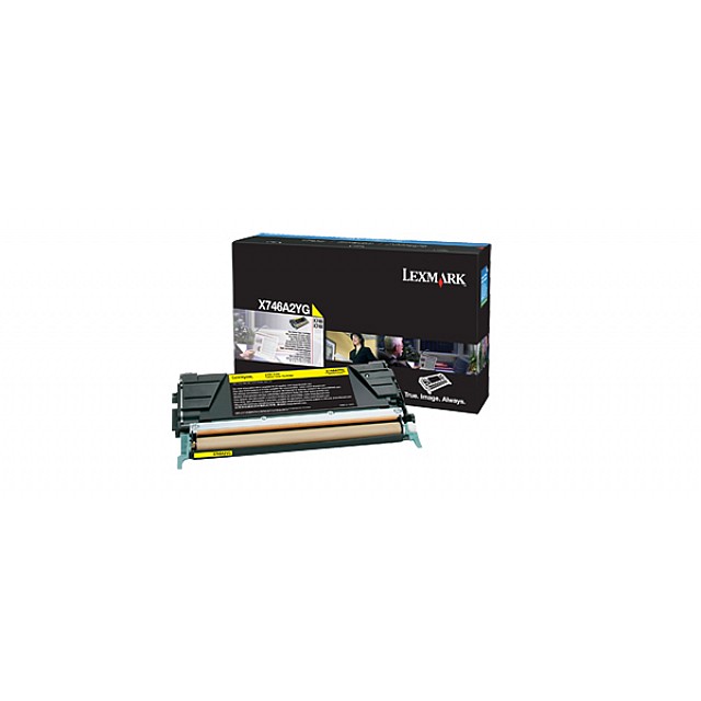 LEXMARK X746, X748 7K tonercartridge geel standard capacity