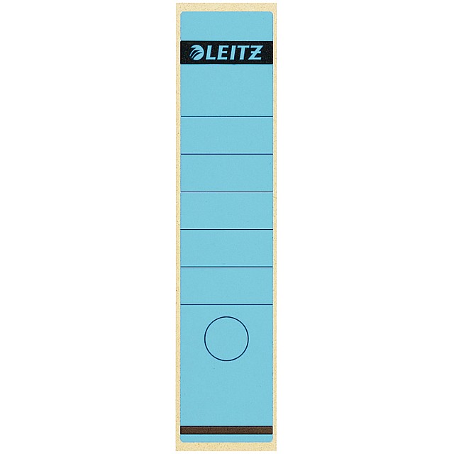 LEITZ RUGETIKET 8CM ZELFKLEVEND BLAUW