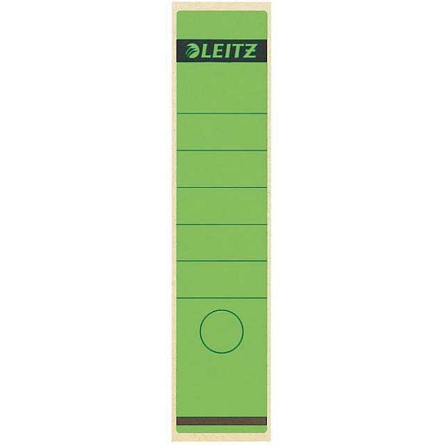 LEITZ RUGETIKET 8CM ZELFKLEVEND GROEN                       