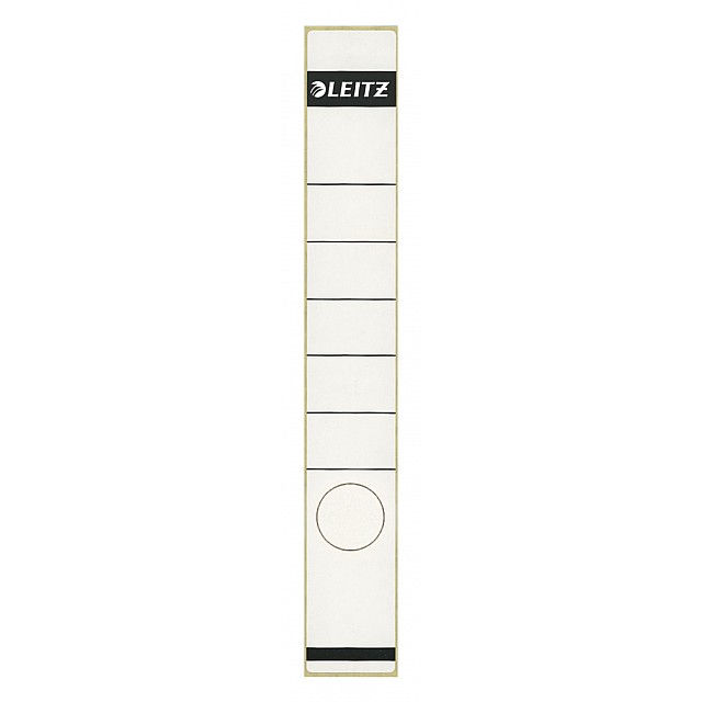 LEITZ RUGETIKET 4CM ZELFKLEVEND WIT