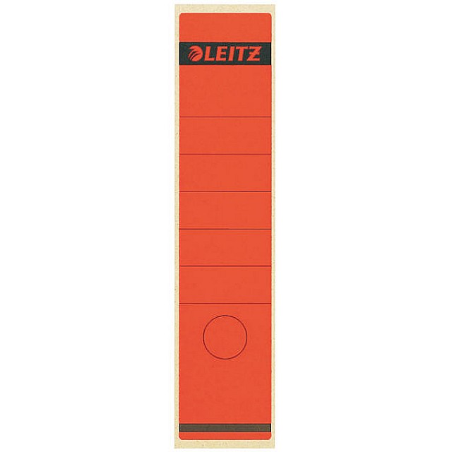 LEITZ RUGETIKET 8CM ZELFKLEVEND ROOD                        