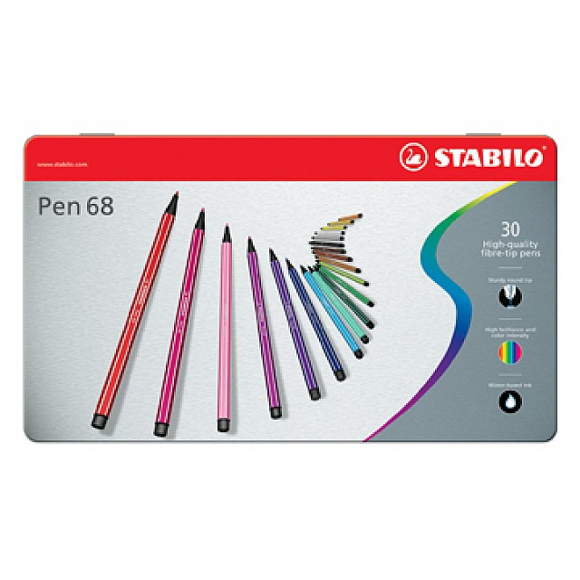 DOOS 30 STIFTEN STABILO-PEN
