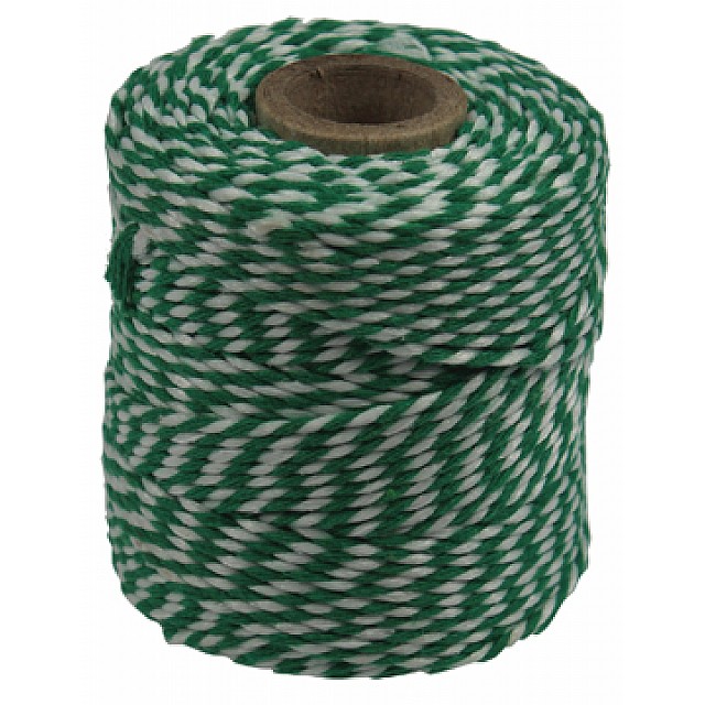 KATOENKOORD BOL 50GR GROEN-WIT