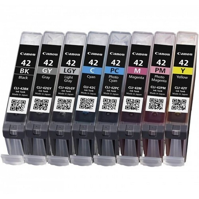 CANON CLI-42 8inks inktcartridge zwart en kleur standard cap