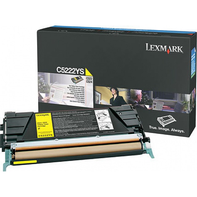 LEXMARK C522n, C524 tonercartridge geel high capacity 3.000
