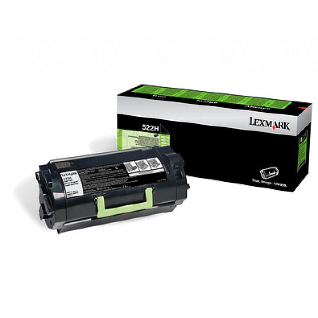 LEXMARK 522H tonercartridge zwart high capacity 25.000 pagin