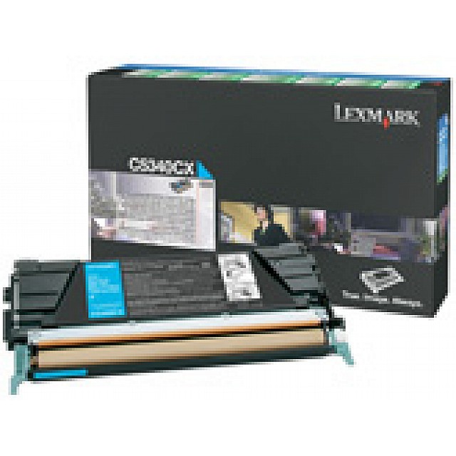 LEXMARK C534 tonercartridge cyaan extra high capacity 7.000