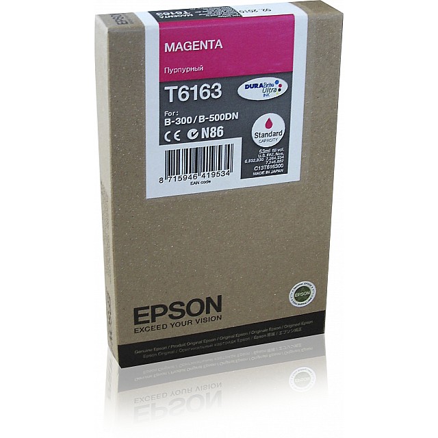 EPSON T6163 inktcartridge magenta standard capacity 53ml 1-p
