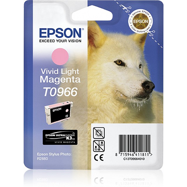 EPSON T0966 inktcartridge vivid licht magenta standard capac