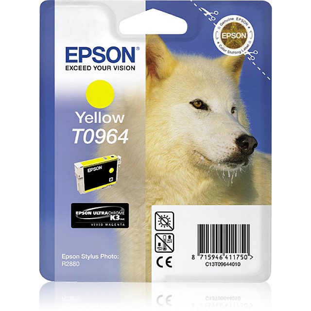 EPSON T0964 inktcartridge geel standard capacity 11.4ml 1-pa